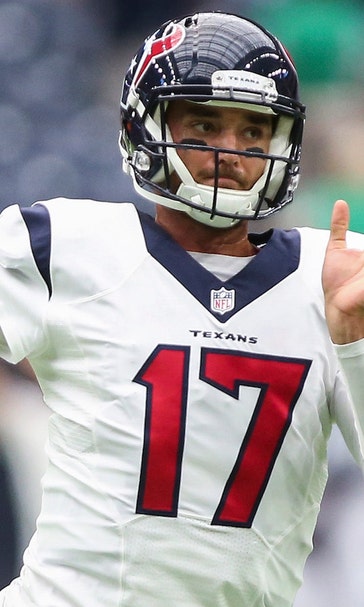 Brock Osweiler throws interception in first series with the Texans